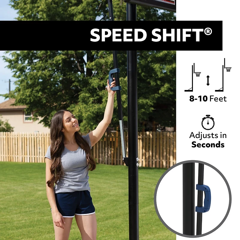 Lifetime Courtside 48 in Polycarbonate Portable Basketball Hoop