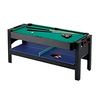 Fat Cat 3-in-1 Flip Air Hockey/Billiards/Table Tennis Game Table