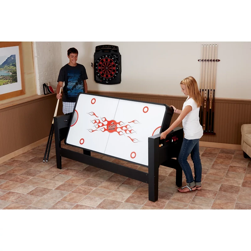Fat Cat 3-in-1 Flip Air Hockey/Billiards/Table Tennis Game Table
