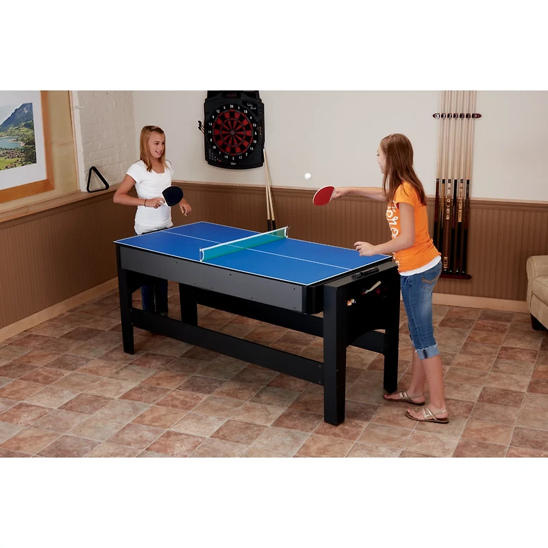 Fat Cat 3-in-1 Flip Air Hockey/Billiards/Table Tennis Game Table