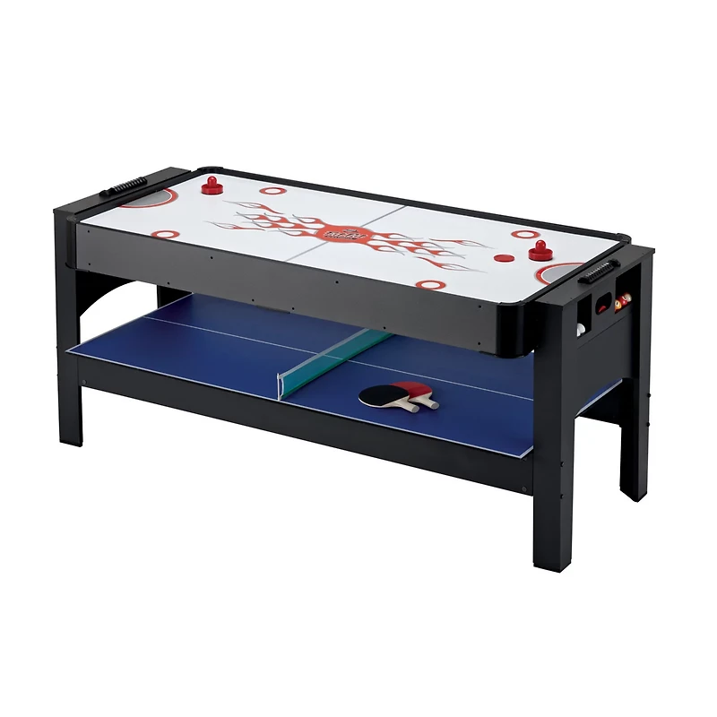 Fat Cat 3-in-1 Flip Air Hockey/Billiards/Table Tennis Game Table