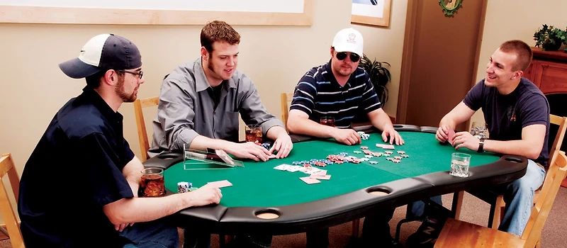 Fat Cat Texas Hold 'Em Poker Table with Drink Holders