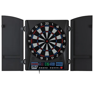 Fat Cat Electronix Electronic Dartboard with Cabinet