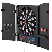 Fat Cat Electronix Electronic Dartboard with Cabinet