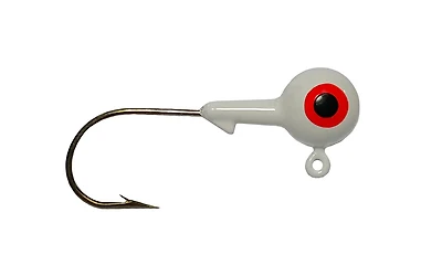 Big Bite Baits 2-Eye -Color Round Jigheads 10-Pack