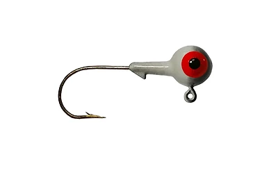 Big Bite Baits 2-Eye 2-Color Round Jigheads 10-Pack