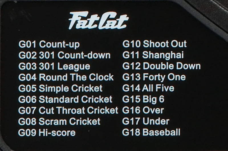 Fat Cat 727 Electronic Dartboard