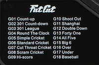 Fat Cat 727 Electronic Dartboard