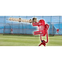 Heater Sports Deuce Pitching Machine and Xtender Batting Cage Combo