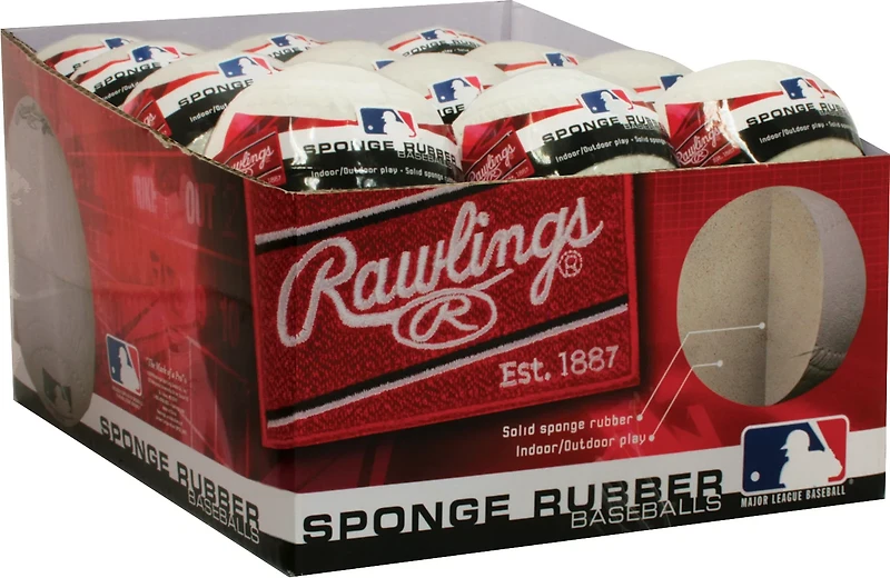 Rawlings Sponge Rubber Baseballs 2-Pack