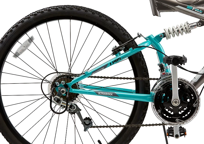 Ozone 500® Women's Ultra Shock 26" 21-Speed Dual-Suspension Bike