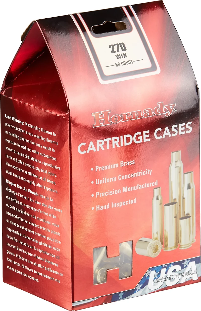 Hornady .270 Winchester Unprimed Cases