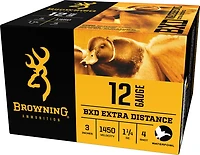 Browning BXD Extra-Distance #4 Steel Waterfowl 12 Gauge Shotshells