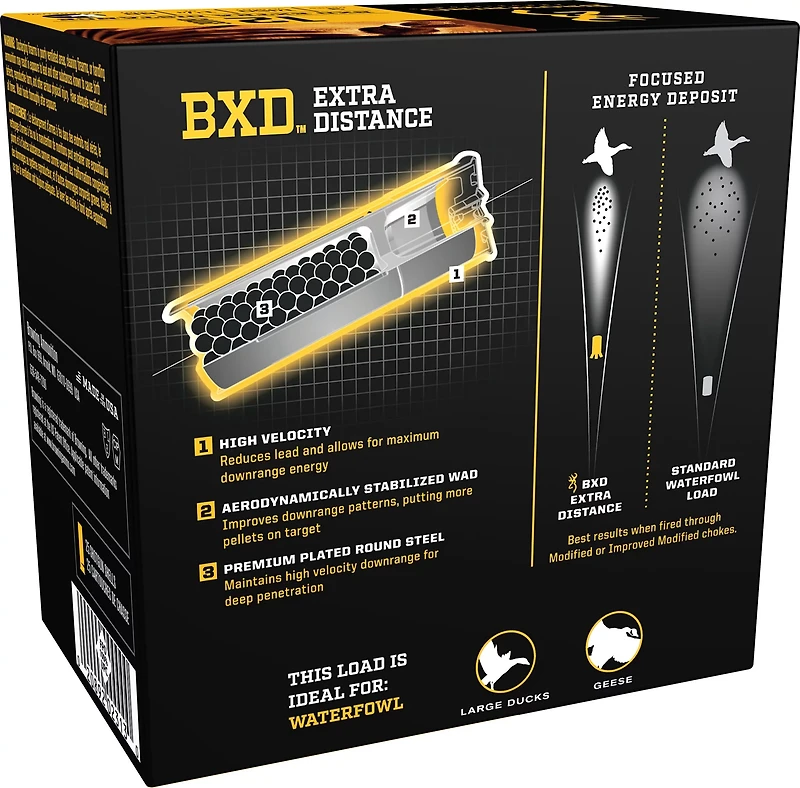 Browning BXD Extra-Distance BB Steel Waterfowl 12 Gauge Shotshells
