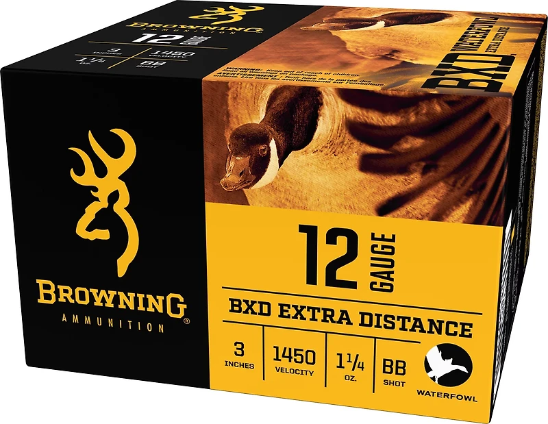 Browning BXD Extra-Distance BB Steel Waterfowl 12 Gauge Shotshells