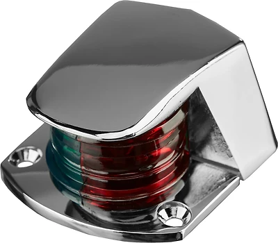 Marine Raider Chrome Zamak Bicolor Incandescent Bow Light