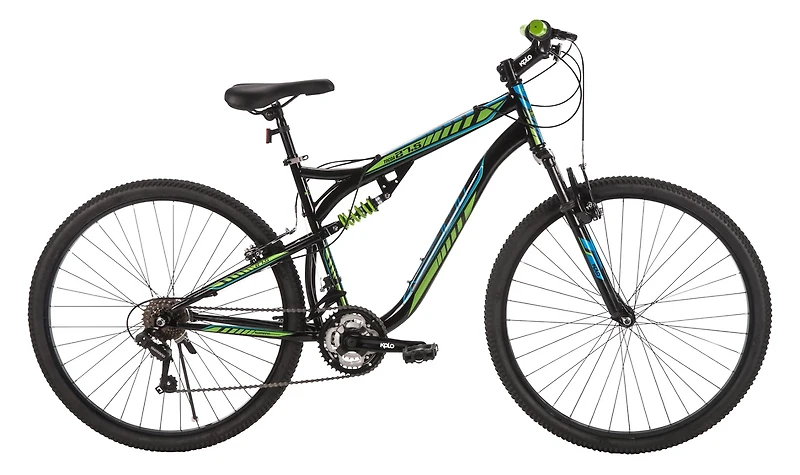 Huffy Men's Tocoa 27.5" 21-Speed Dual Suspension Mountain Bike