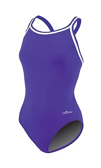Dolfin Women's DBX Back Solid 1-Piece Swimsuit