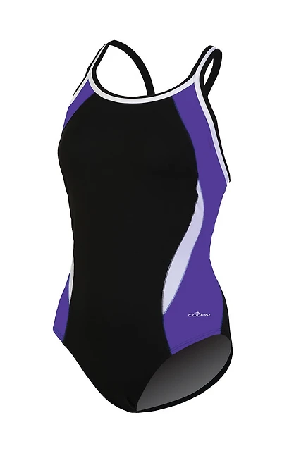 Dolfin Women's DBX Back Colorblock 1-Piece Swimsuit