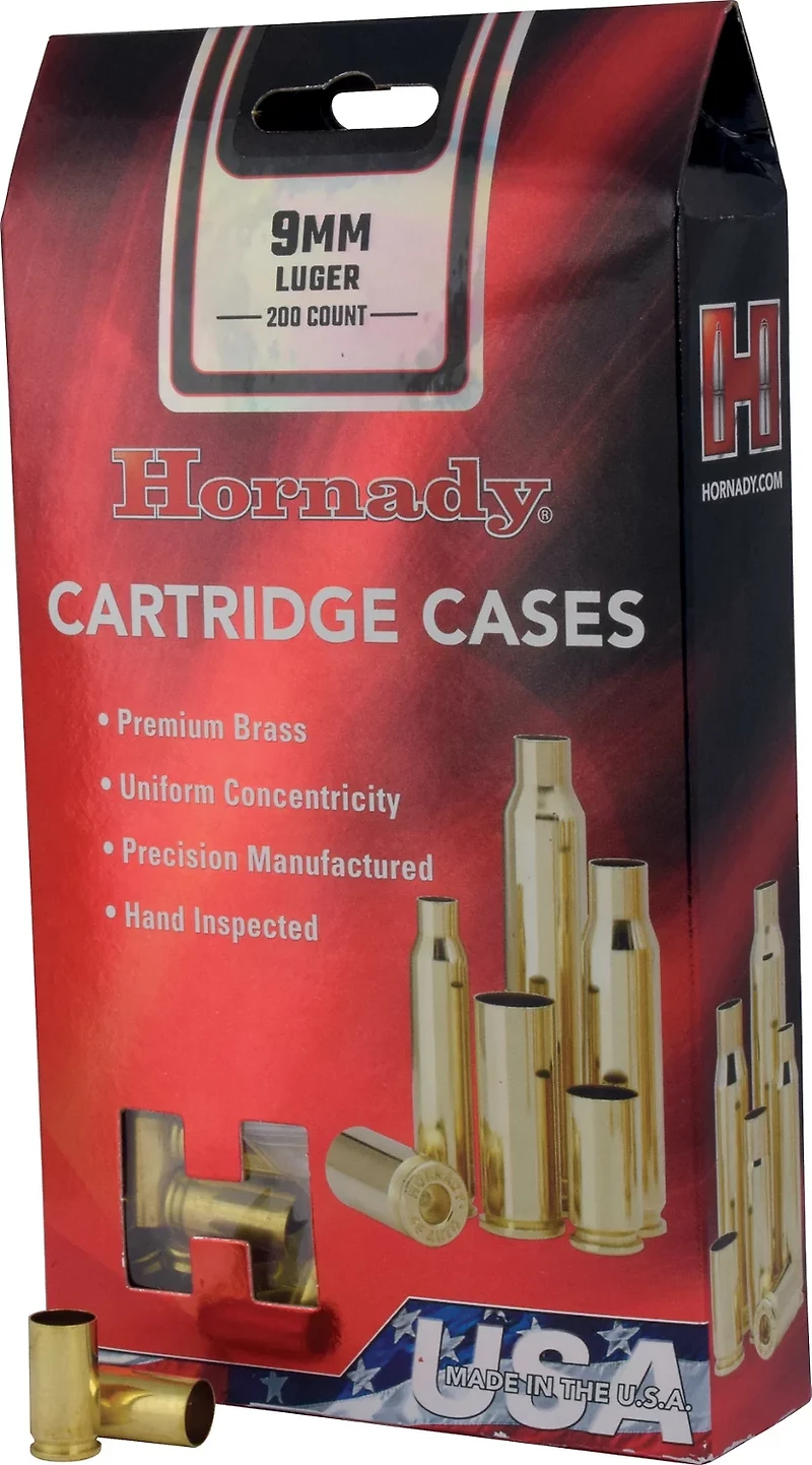 Hornady 9mm Luger Unprimed Cases