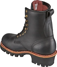 Chippewa Boots Women's Oiled Steel Toe Logger Lace Up Boots
