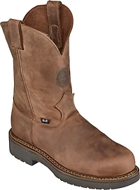 Justin Men's Rugged Bay Gaucho EH Steel Toe Wellington Work Boots
