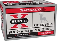 Winchester Smooth Bore 20 Gauge Rifled Slugs