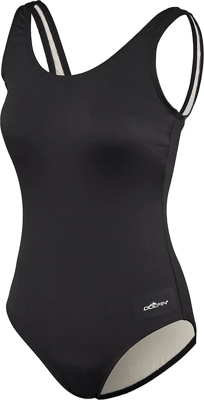 Dolfin Women's Moderate Scoop Back 1-Piece Swimsuit