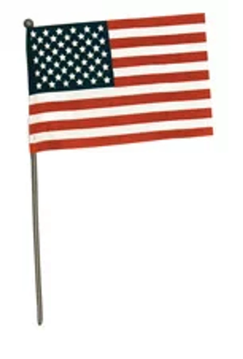 Independence Flag 4" x 6" Handheld American Flag