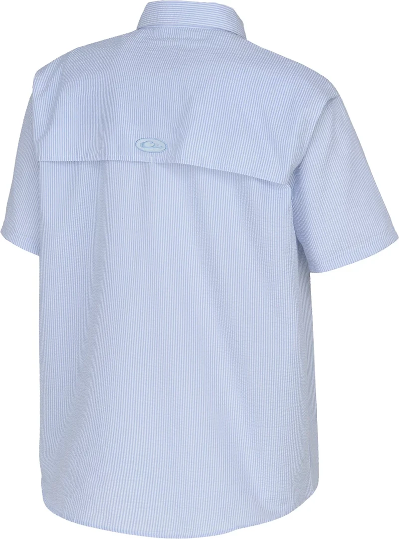 Drake Waterfowl Men's Delta Seersucker Short Sleeve Shirt