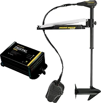 Minn Kota Edge 55 Freshwater Bow-Mount Foot-Control Trolling Motor with Free Digital Charger