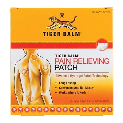 Tiger Balm Pain-Relieving Patches 5-Pack