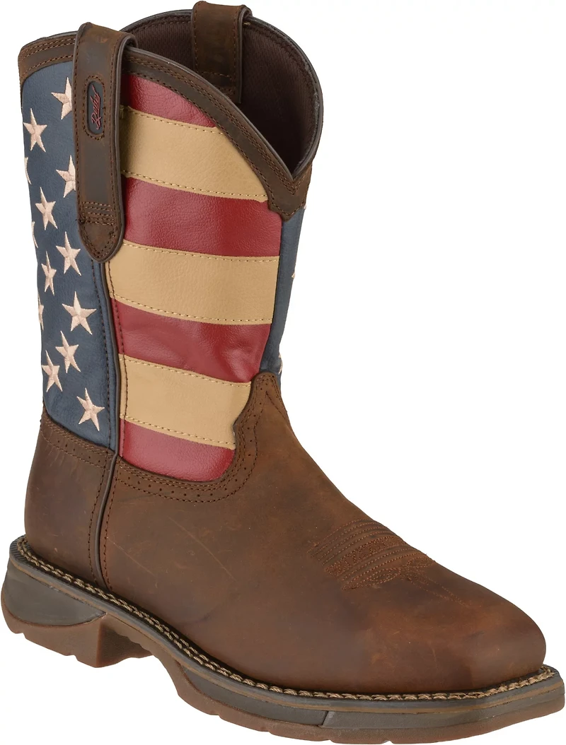 Durango Men's Rebel EH Steel Toe Flag Western Wellington Work Boots