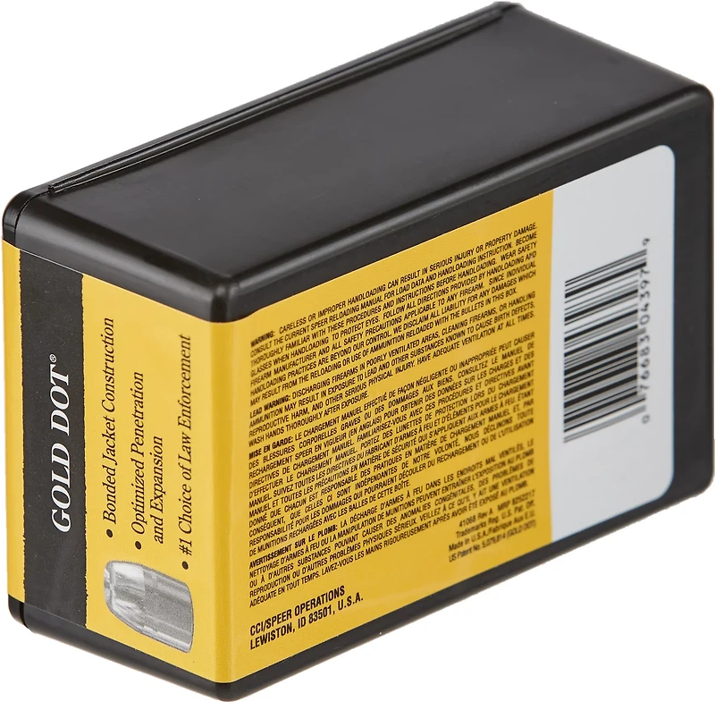 Speer Gold Dot .40 165-Grain Hollow Point Handgun Bullets