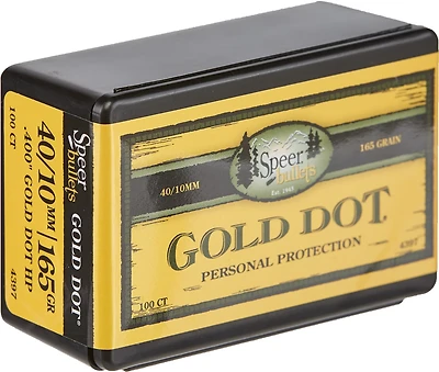 Speer Gold Dot .40 165-Grain Hollow Point Handgun Bullets