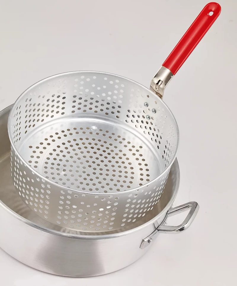 Outdoor Gourmet 10 qt Deluxe Pan and Basket