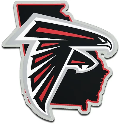Stockdale Atlanta Falcons Acrylic State Shape Auto Emblem