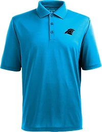 Antigua Men's Carolina Panthers Piqué Xtra-Lite Polo Shirt