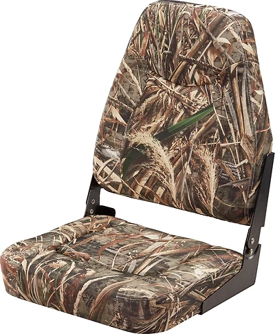 Marine Raider Camo High-Back Boat Seat