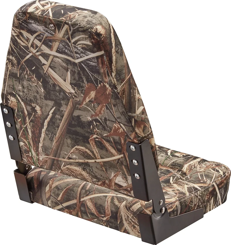 Marine Raider Camo High-Back Boat Seat