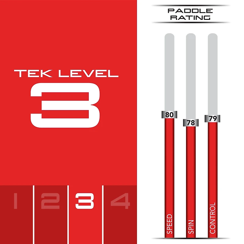 Rec-Tek™ HiViz Table Tennis Paddle