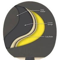 Rec-Tek™ HiViz Table Tennis Paddle