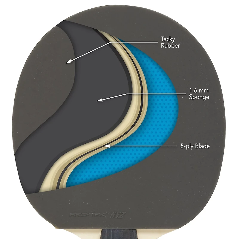 Rec-Tek™ HiViz Table Tennis Paddle