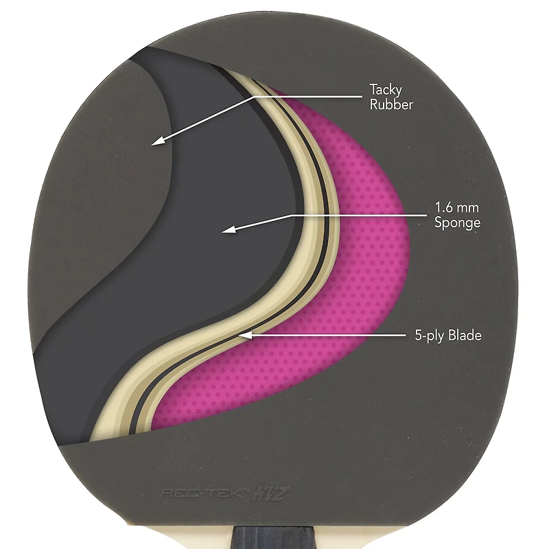 Rec-Tek™ HiViz Table Tennis Paddle