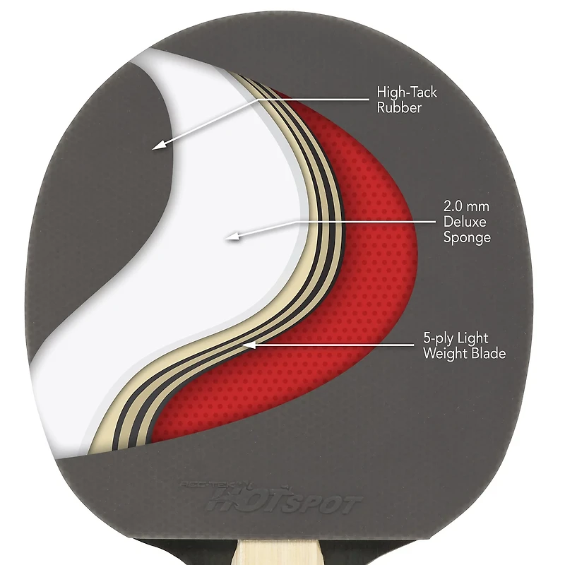 Rec-Tek™ Hot Spot Table Tennis Paddle
