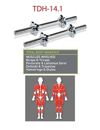 Marcy Apex Threaded Dumbbell Handles Set