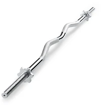 Marcy 47" Threaded Curl Bar