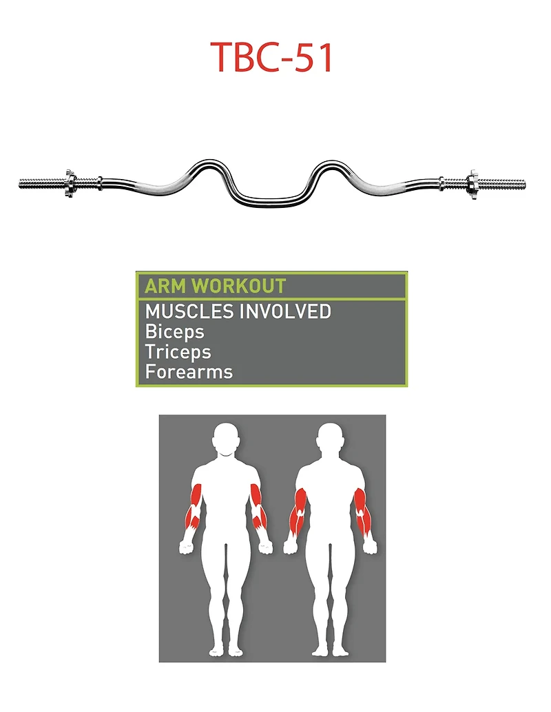 Marcy 15 lb. Tricep-Bicep Barbell
