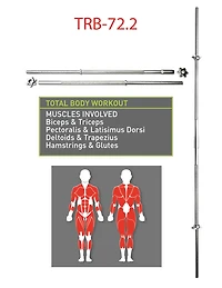 Marcy 2-Piece 6' Chrome Weight Bar