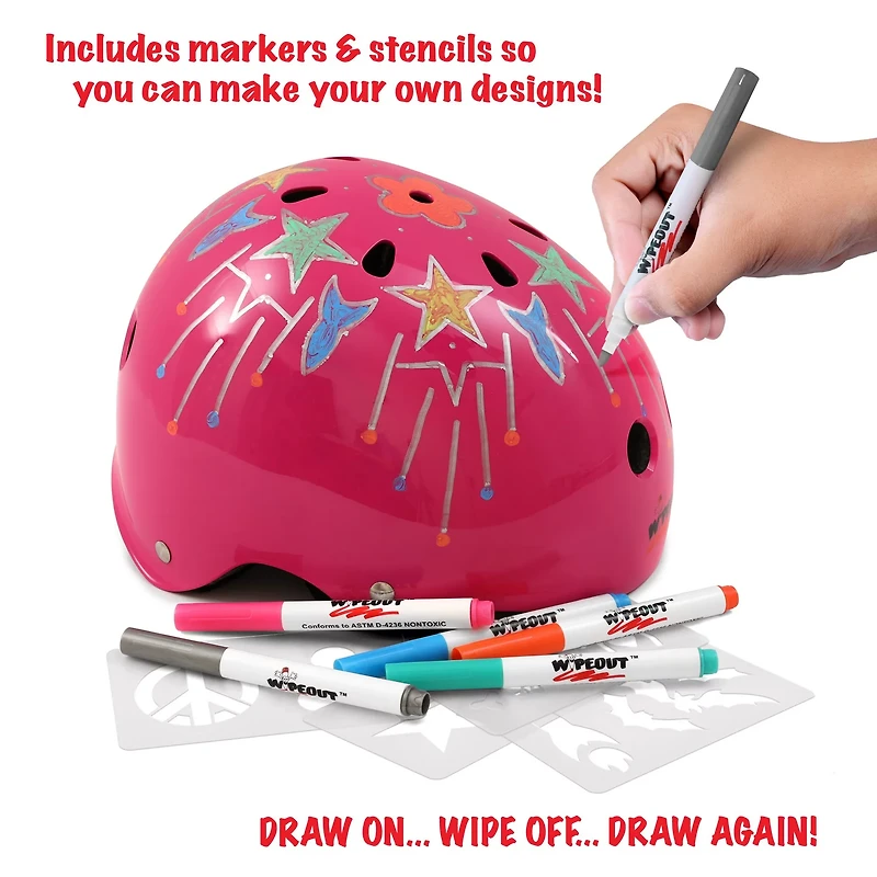 Wipeout™ Kids' Dry Erase Helmet